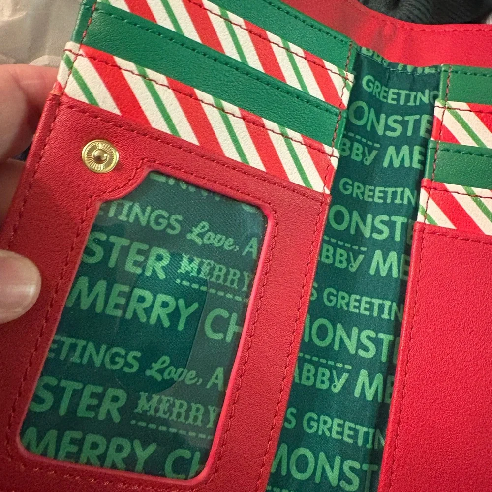 Loungefly Sesame Street Cream Character Wallet Christmas design